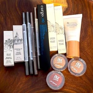 LOT of 13 Cargo and Peripera Makeup Pieces (see description)